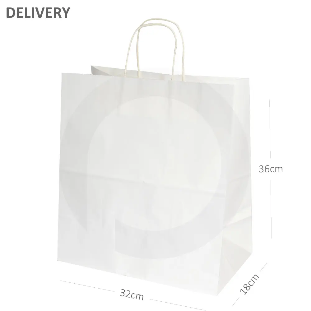 #3218 White Paper Twisted Handle Bag 200/ctn