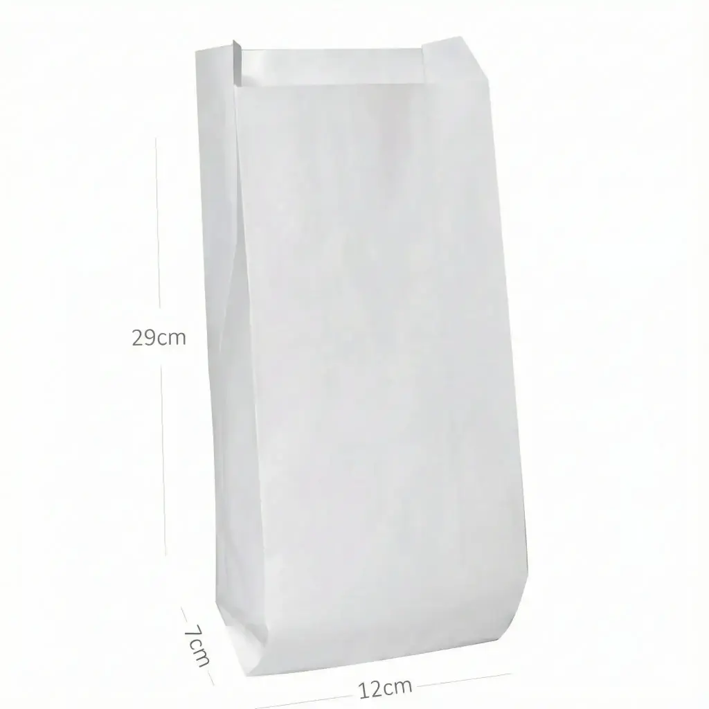 [101021] #1229 White Paper Satchel Bag 1000/ctn