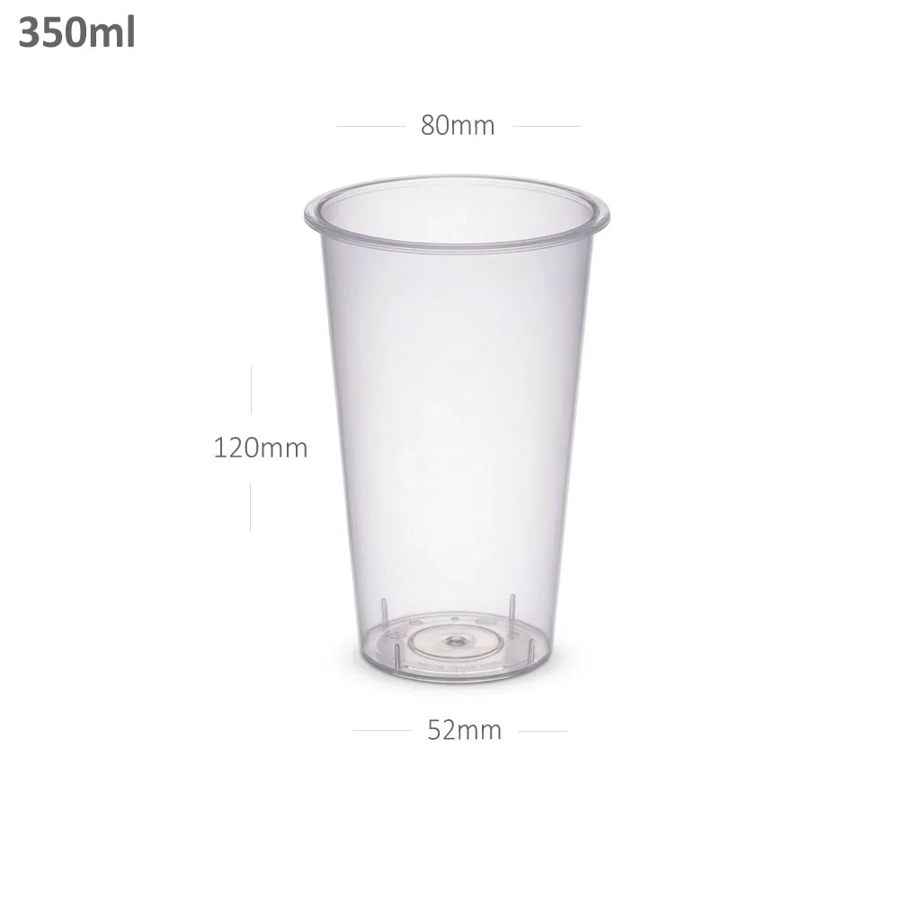 [109040] 12oz/80 Clear PP Plastic Cup 500/ctn