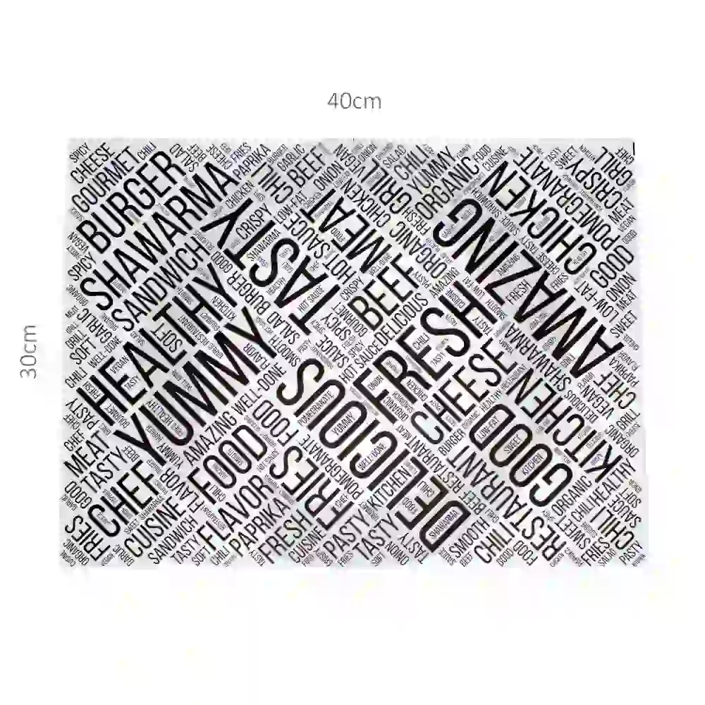 [042005] FOOD TASTY - #4030 Wrapping Paper 2000/ctn