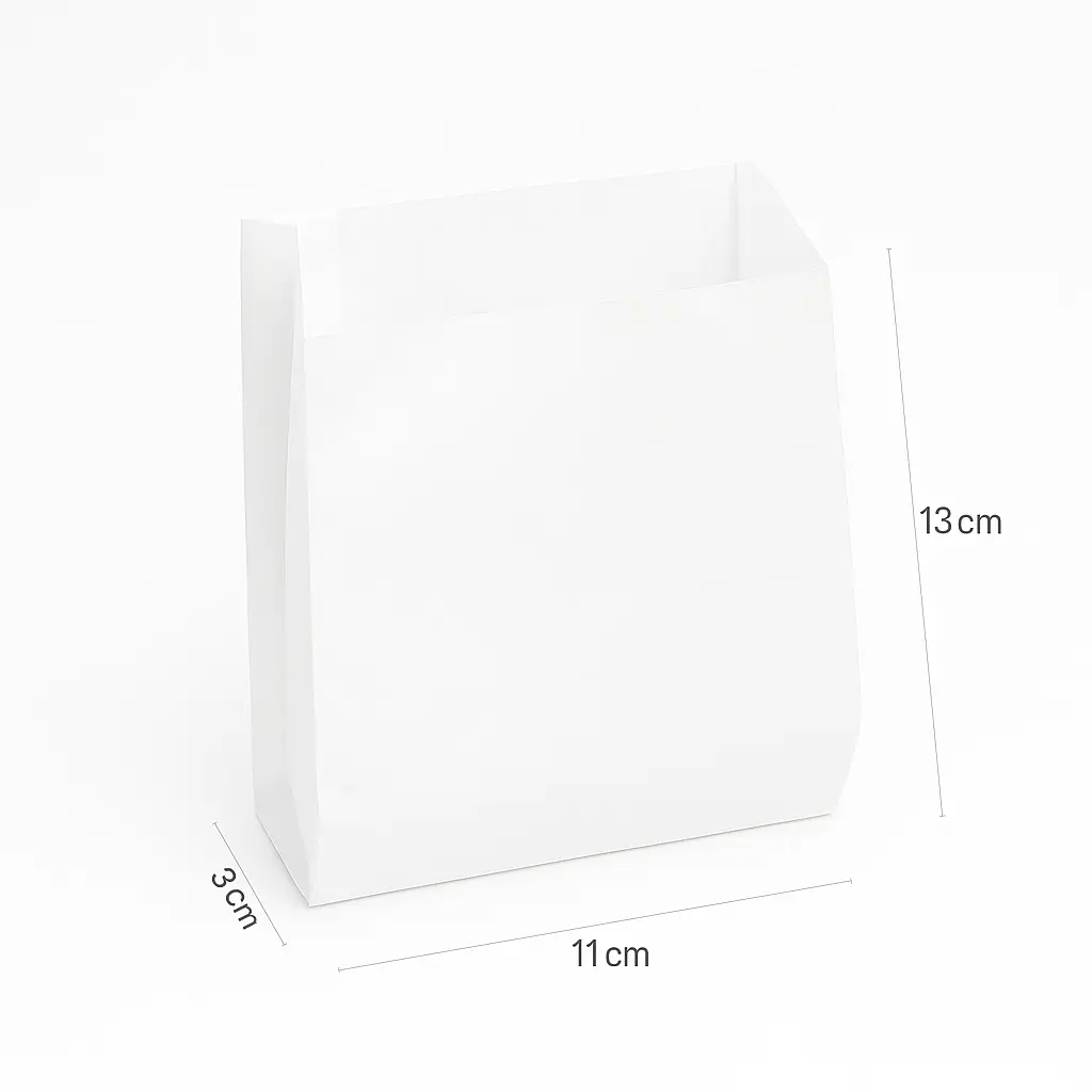 [042013] #1 Satchel White Paper Bag 1000/ctn