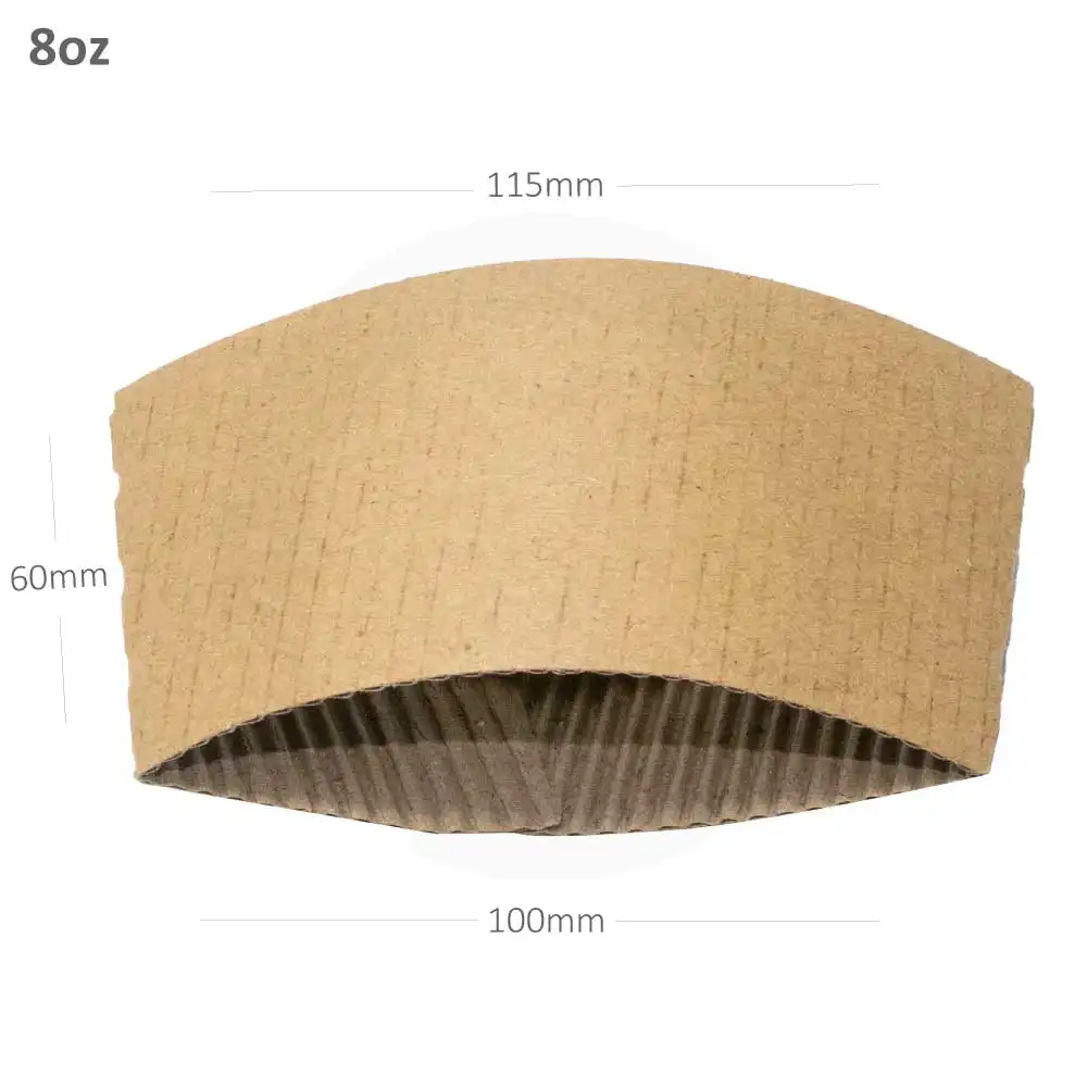[015088] 8oz Kraft Paper Sleeve Cup 1000/ctn