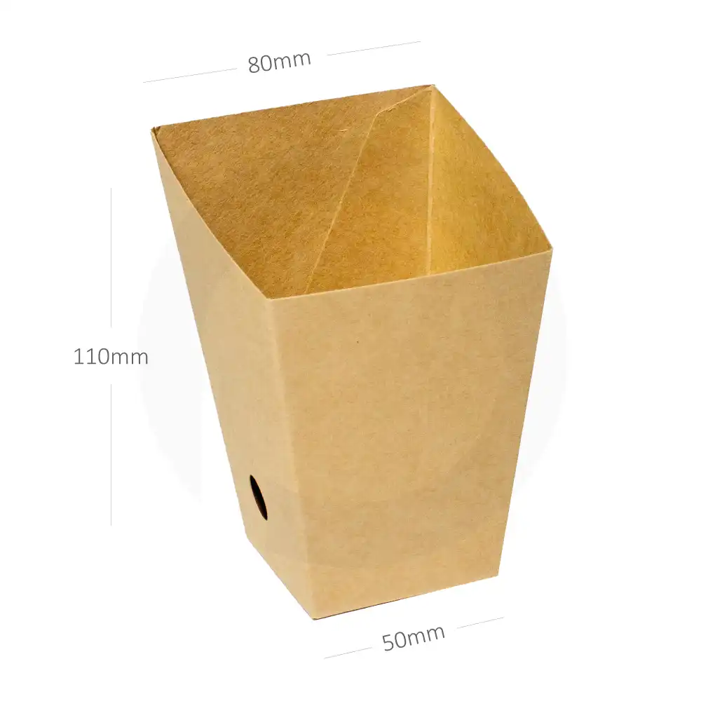[052002] Fries Kraft Paper Box 500/ctn