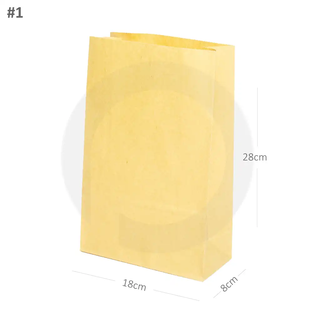 [031018] #1 Kraft Paper No Handle Bag 200/ctn
