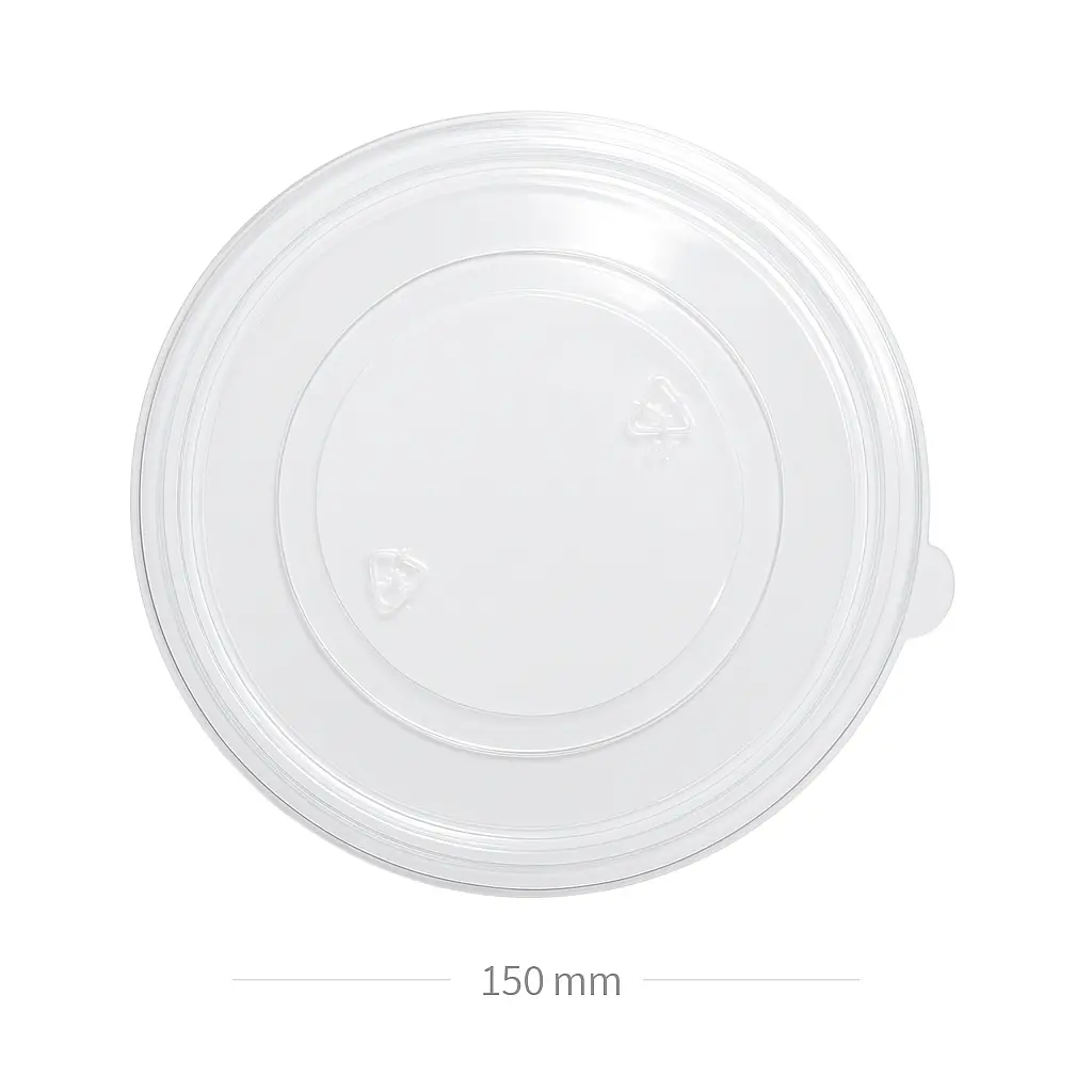 [076013] 150mm PP Plastic Salad Bowl Lid 300/ctn