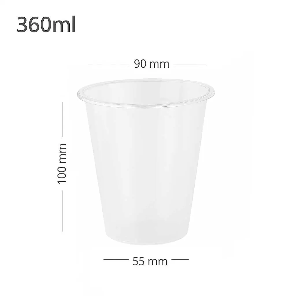 [076037] 360ml/90mm PP Plastic Cup 500/ctn 