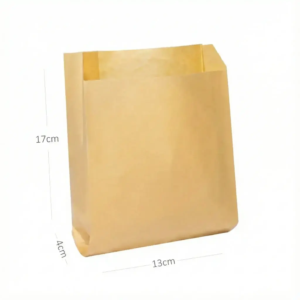 [101002] DOUBLE Kraft Satchel Paper Bag 1000/ctn